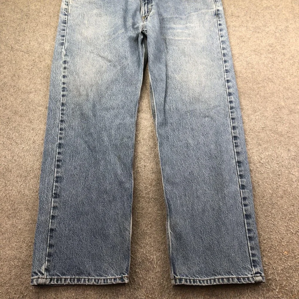 Carhartt Jeans Mens 36x30 Blue Light Wash Regular Straight Denim Pants Casual
